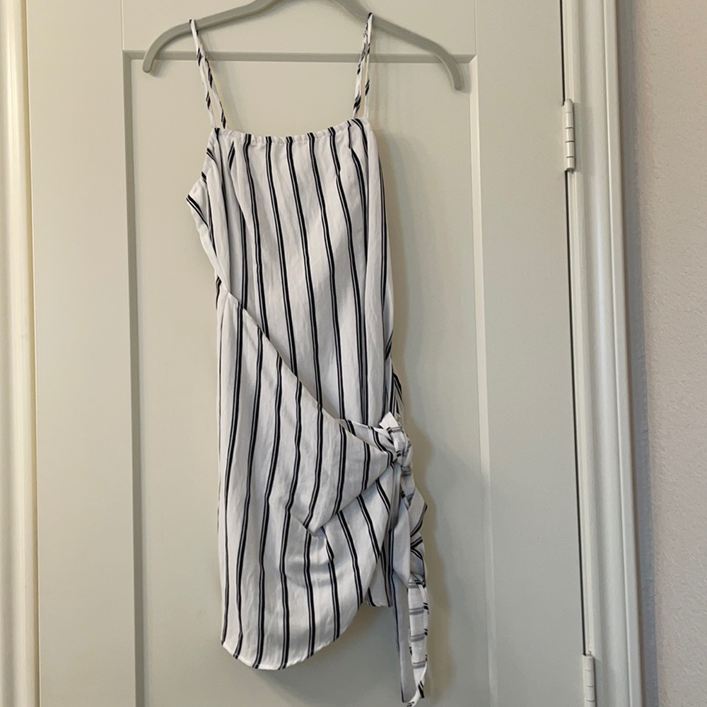 Lost in Lunar tie wrap dress